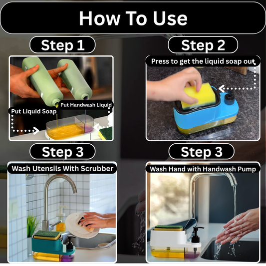 QuickScrub™ - Press & Clean